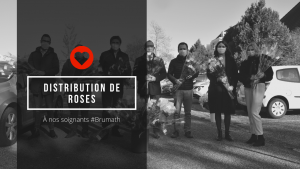 🌹 Distribution de Roses à nos soignants à Brumath