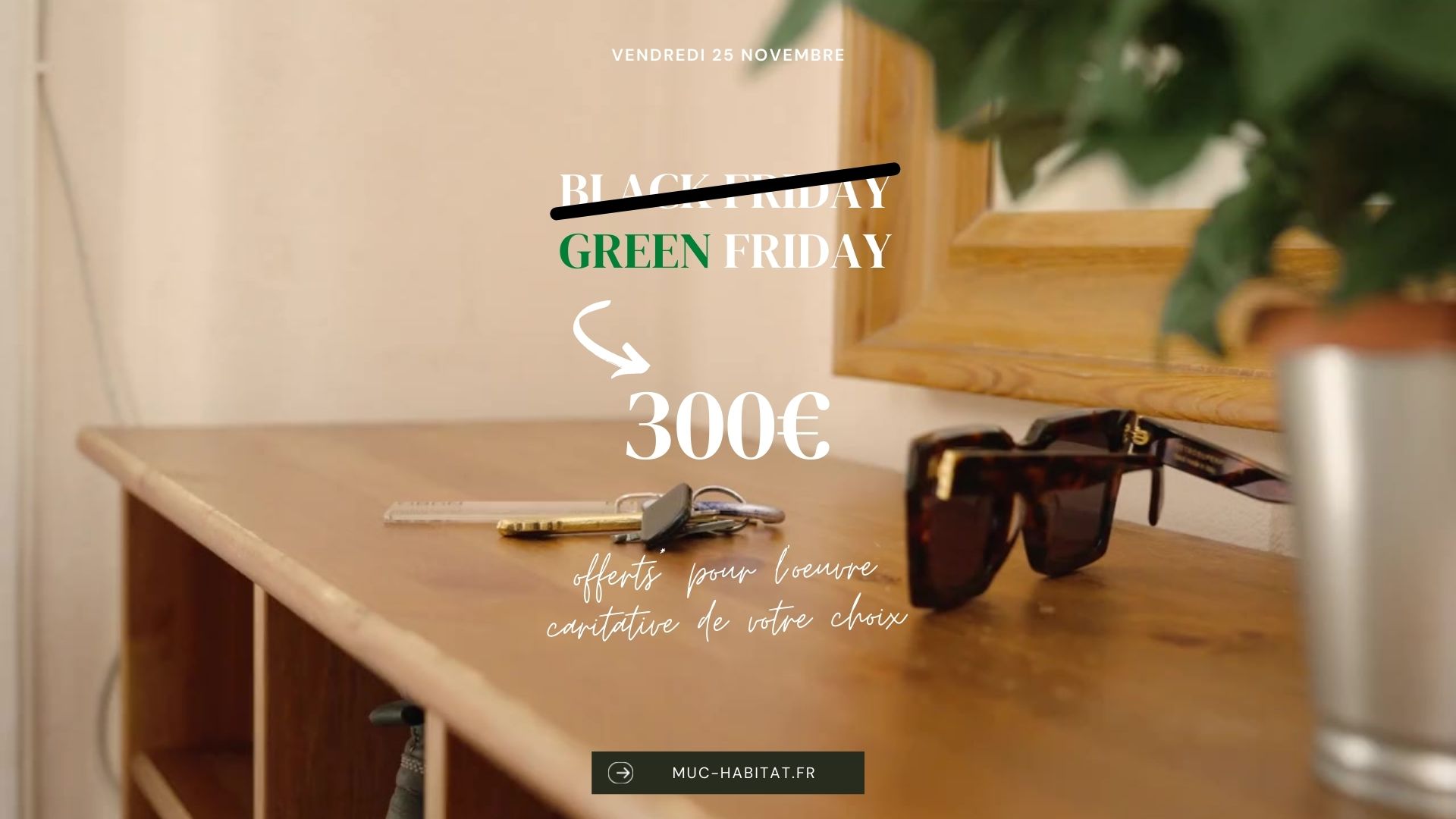 GREEN FRIDAY : 300 € offerts