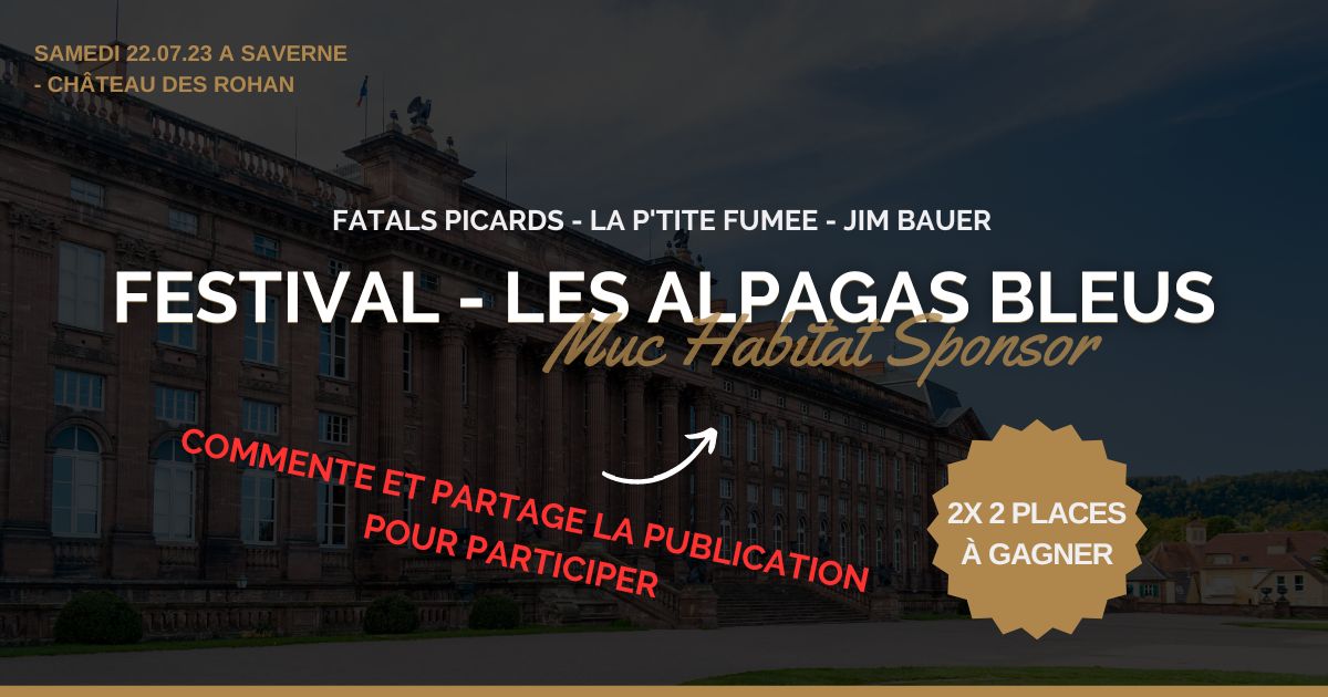 Jeu concours – Festival Les Alpagas Bleus