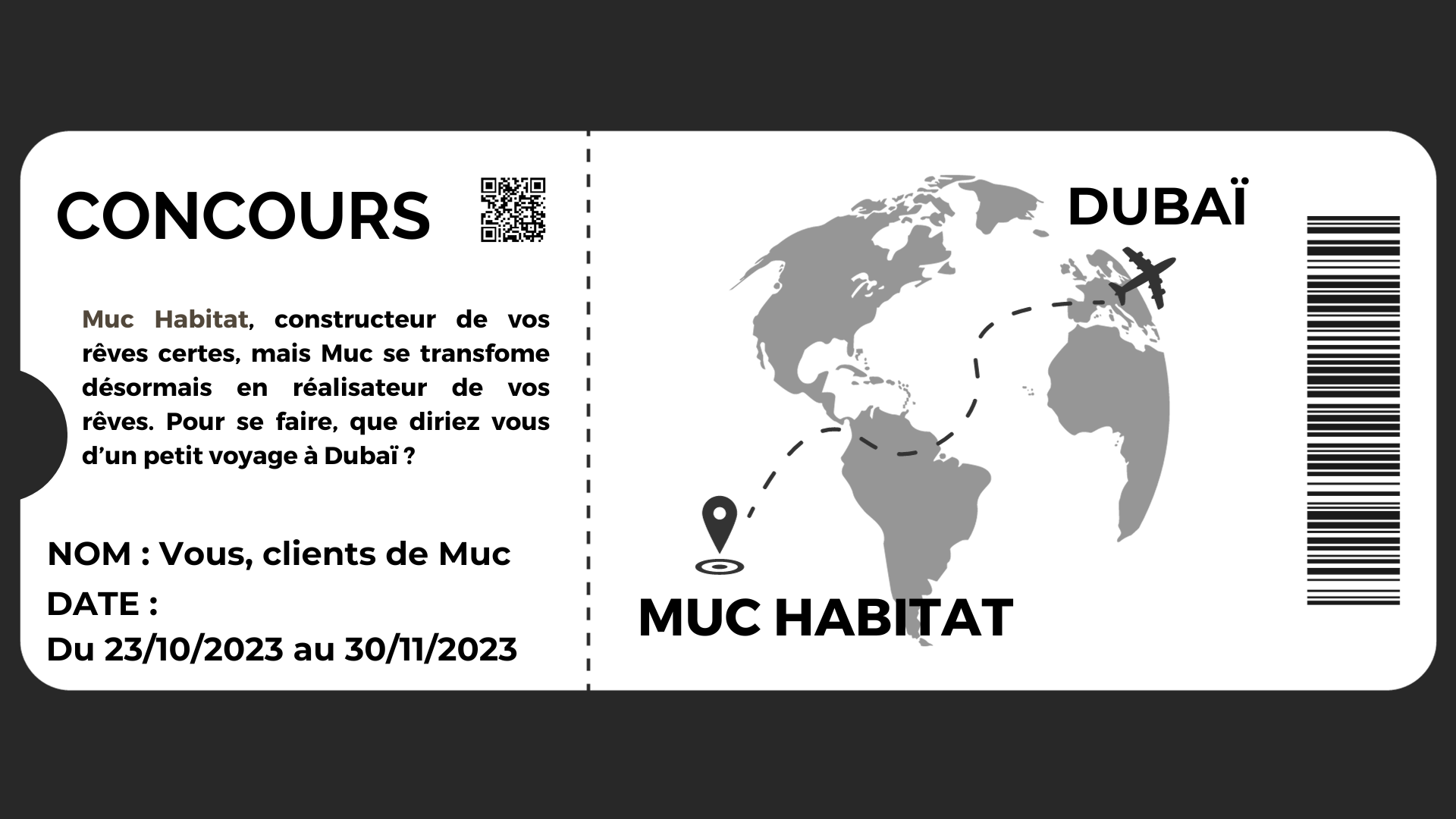 JEU CONCOURS – VOYAGEZ A DUBAÏ